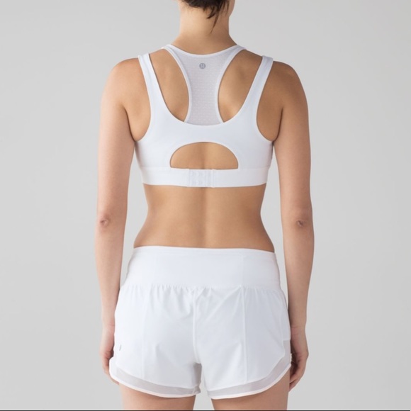 EUC lululemon glide and stride bra in white - Picture 2 of 9